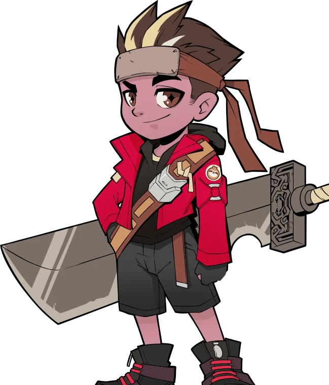 A custom, illustrated kid Azuki character.